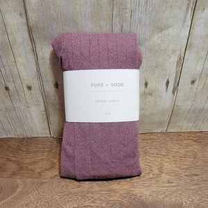 Plum tights. Size s/m